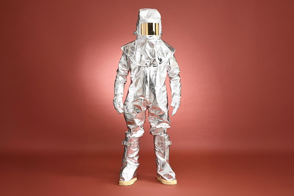 Elementos de protección personal traje aluminizado